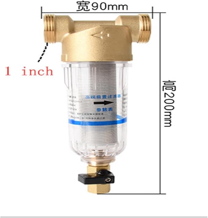 Prefilter Water Filter First Step Of Water Purifier System 40micron Stainless Steel Mesh Prefiltro 1 Inch Whole-house Pre-filter
