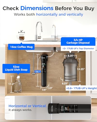 17UB UF 0.01 μm Ultra Filtration Under Sink Water Filter System (1095 day)