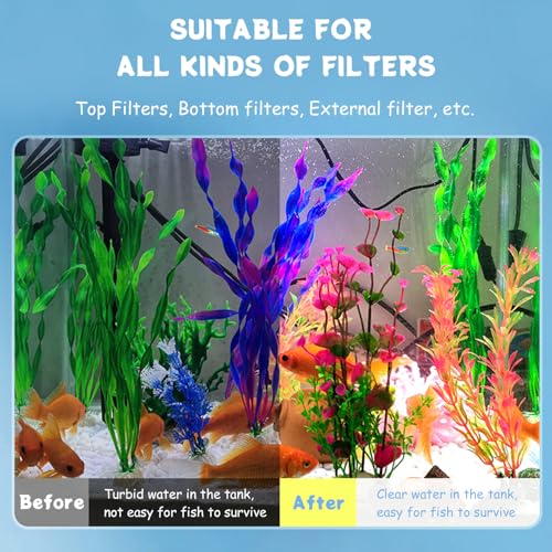 47.2”x11.8” High Density Aquarium Filter Floss Roll for Fish Tank