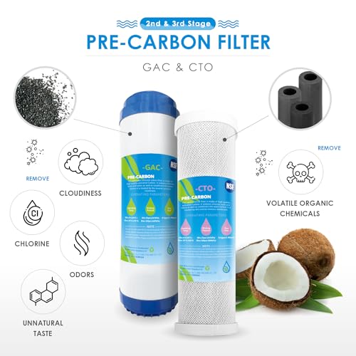 RO Water Filters Cartridge Replacement for 5