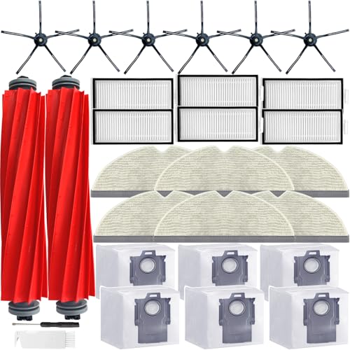 Q7 Replacement Parts Compatible with Roborock Q7 Q7+ Q7 Max Q7 Max+ Robot Vacuum Cleaner (26 Count)
