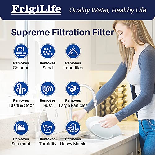 FXHTC 5 Micron 10" x 4.5" Whole House Sediment Activated Carbon Water Filter Replacement for GE FXHTC (3 Count)