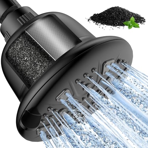 Filtered Shower Head with Upgraded Activated Carbon Filter