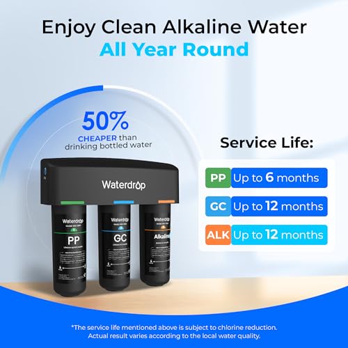 TSB ALK 8 Layer Slightly Alkaline Under Sink Water Filter System