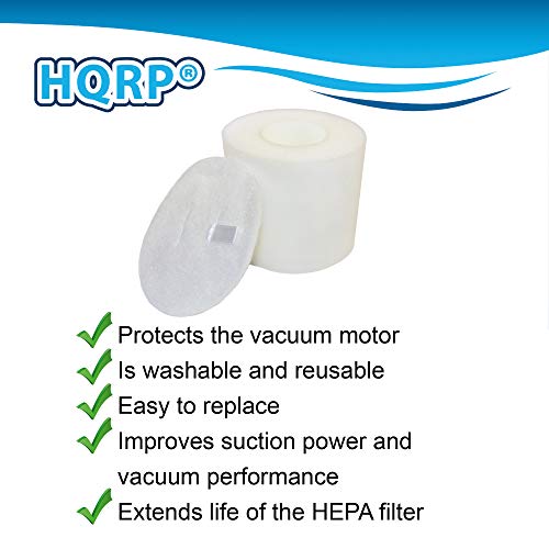 2 pack Filter Kit Replacement for Shark XFF650 DuoClean NV831 NV835 NV830
