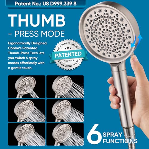 Filtered Shower Head with Handheld
