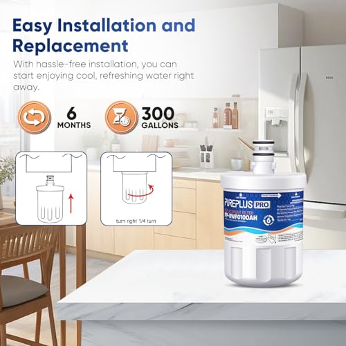 PRO NSF ANSI 53&42 Certified Refrigerator Water Filter Replacement for LG LT500P (2 Count)