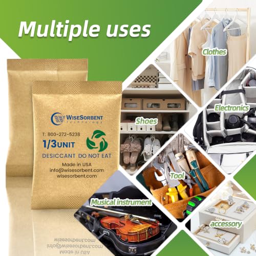 270 x 11 g Kraft Clay Desiccant Packs