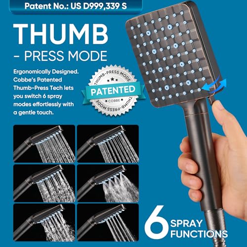 Filtered Shower Head with Handheld