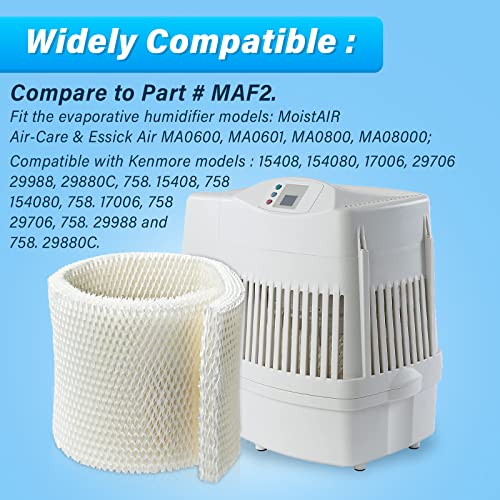 MAF2 Super Humidifier Wick Filter for Aircare EssickAir Moist Air (2 Count)