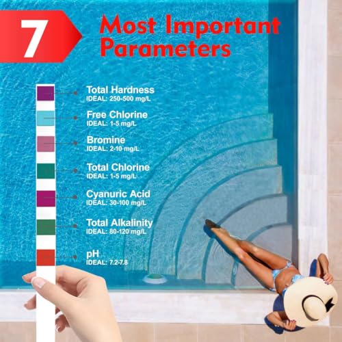 Pool Test Strips 7 Way