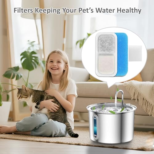 Pet Fountain Filters Fit for oneisall PWF (40 Count)