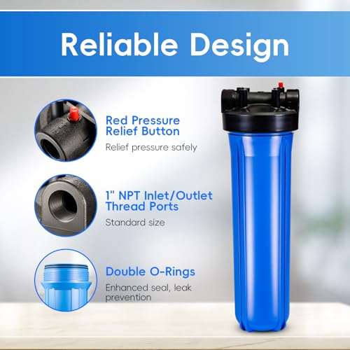 WGB12B 1 Stage Whole House Water Filtration System w