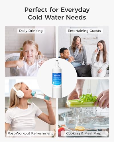 WD F19C Water Filter Replacement for GE® RPWFE® (4 Count)
