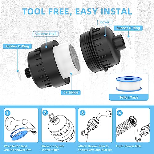 Shower Head Filter for Hard Water