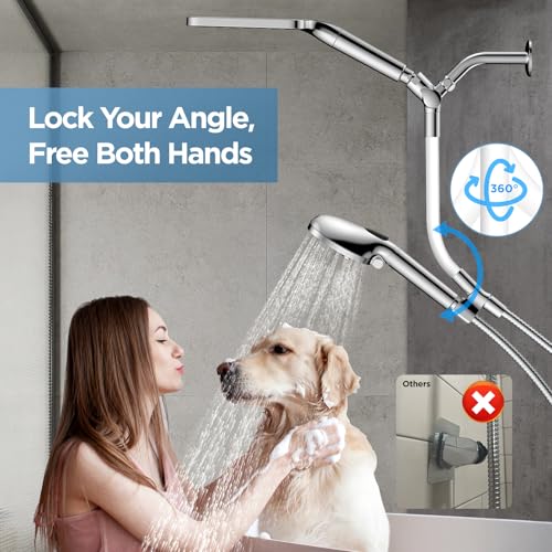Dual Filtered Rain Shower Head Combo
