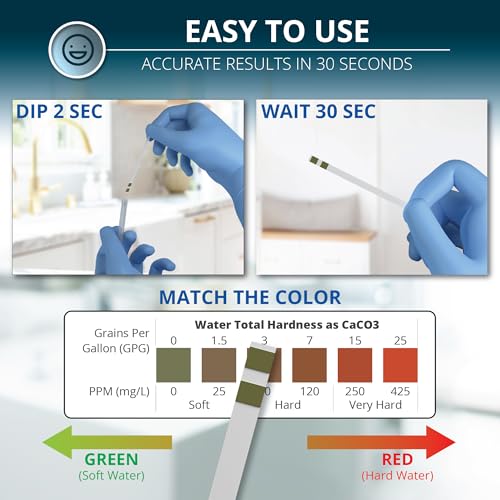 Water Hardness Test Kit (50 Count)