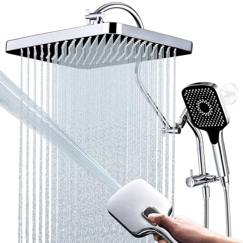 13 Inch Rainfall Shower Head with Handheld Combo