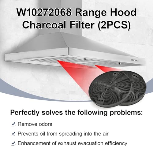 W10272068 Range Hood Charcoal Filter (2 Count)