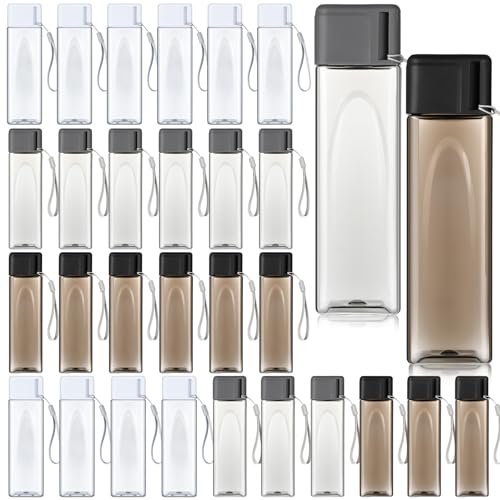 30 Pcs Water Bottles Bulk 17 Oz Plastic Leak Proof