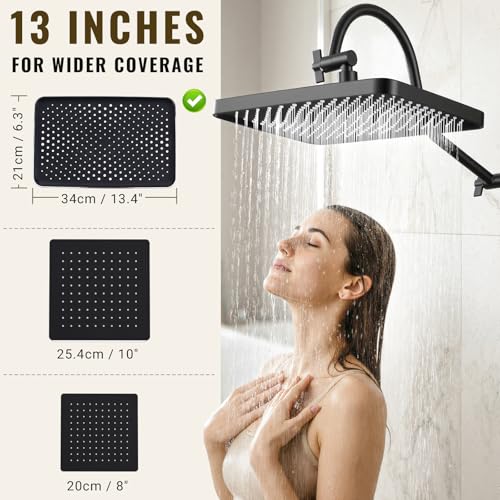 13 Inch Rainfall Shower Head with Handheld Combo