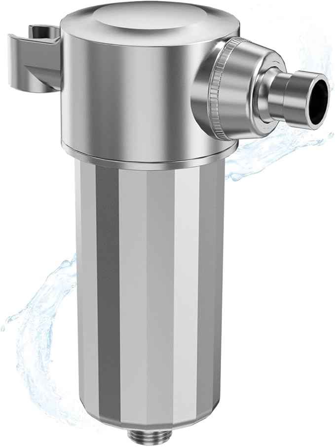 Handheld Shower Water Filter - Filters Out Oxidants & Heavy Metals, Hydrogen Sulfide, Reduces Frizz, Soothes the Scalp, Softens the Skin for Shower Filtration - Suitable for Sensitive Skin
