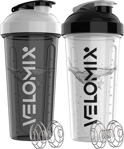 2 Pack 28oz Protein Shaker Bottle for Protein Mixes (2 Count)