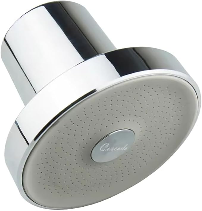 Cascada High-Pressure Filtered Shower Head with 20-Stage Filter Water Softener (Polished Chrome)