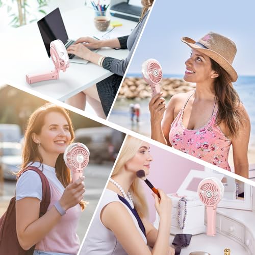 Upgraded Portable Handheld Misting Fan