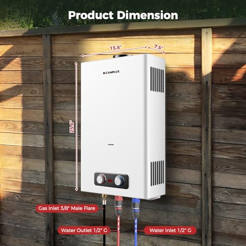 CAMPLUX 4.22 GPM Tankless Water Heater Propane