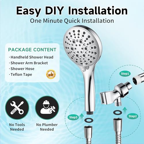 High Pressure Shower Head with Handheld