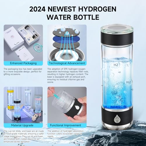 Hydrohealth Hydrogen Water Bottle Generator
