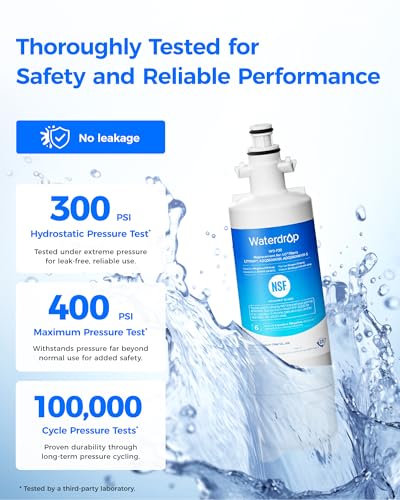 ADQ36006101 Replacement for LG® LT700P® Water Filter (4 Count)