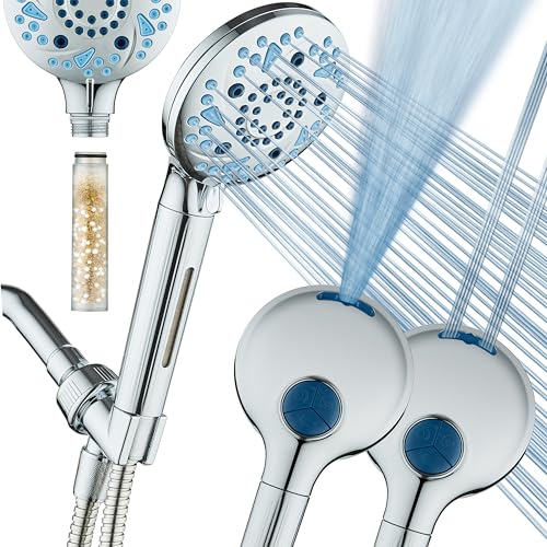 High Pressure 10 Spray Mode Filtered Showerhead