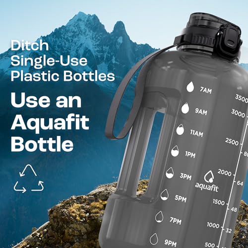 Gallon Water Bottle with Time Marker