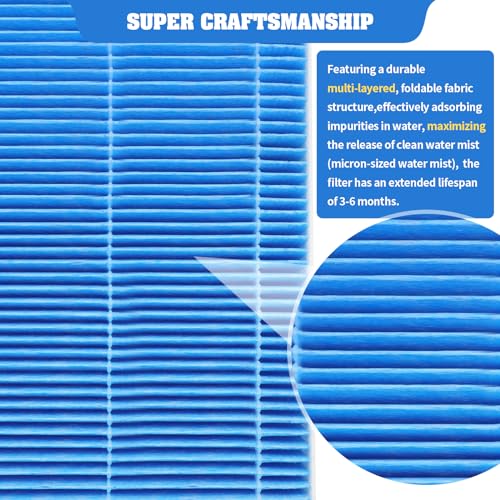 8 Pack Replacement Filters Compatible with LEVOIT Superior 6000S Smart Evaporative Humidifier + 4 (12 Count)