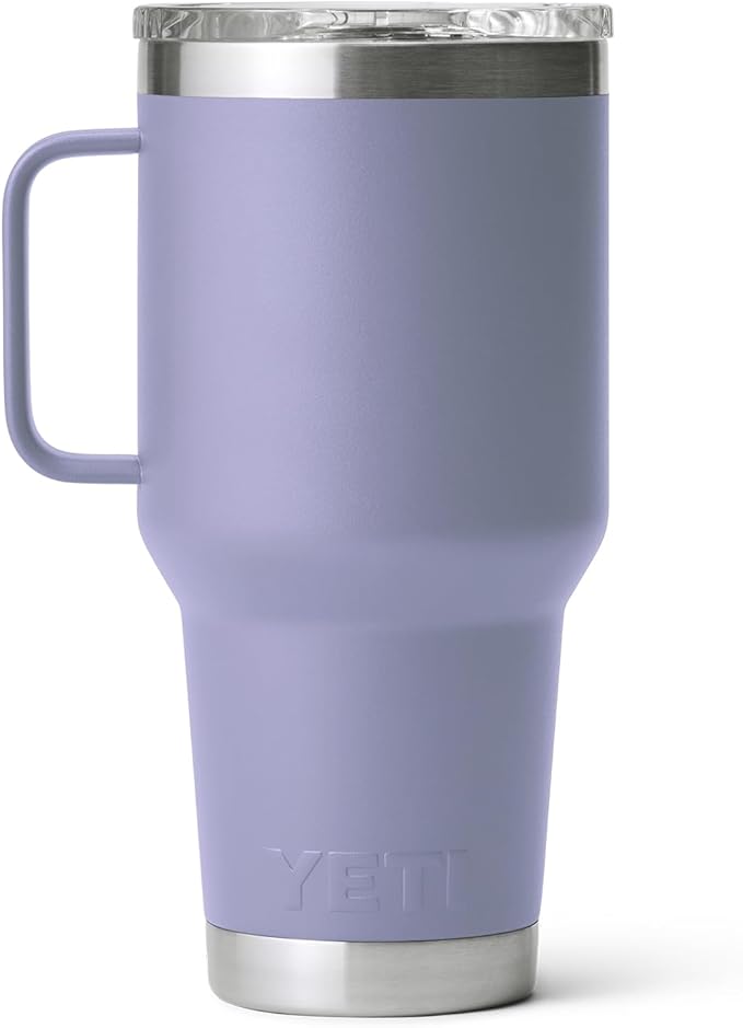 YETI Rambler 30 oz Travel Mug, Stainless Steel, Vacuum Insulated with Stronghold Lid
