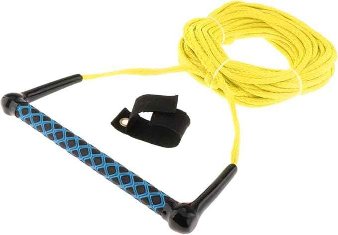 Water Ski Rope, Wakeboard Surfing Tow Rope with Handle Grip, Multifunctional Wake 23M for Water Skis Wakeboard Accs