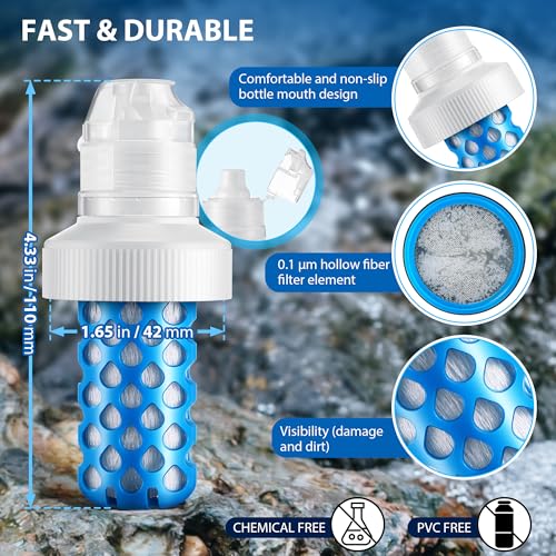 1 Pack Water Filter Cartridge Compatible with Katadyn BeFree