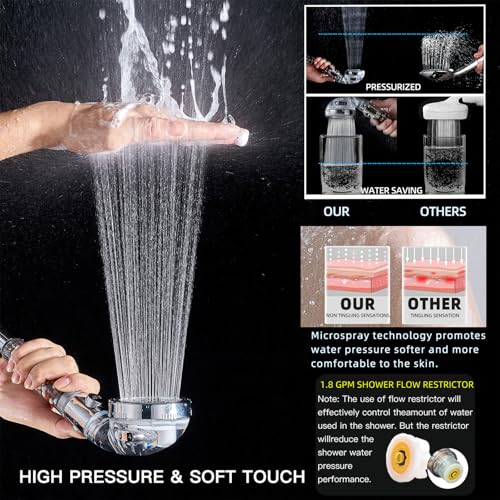 Filtered Shower Head with Handheld