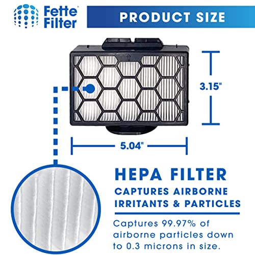 XHPCZ350 Hepa Vacuum Filter Compatible with Shark Canister Vacuum Models CZ351
