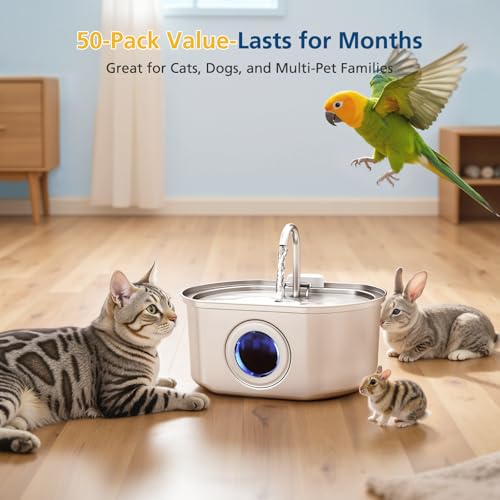 Cat Fountain Filters 50 (50 Count)