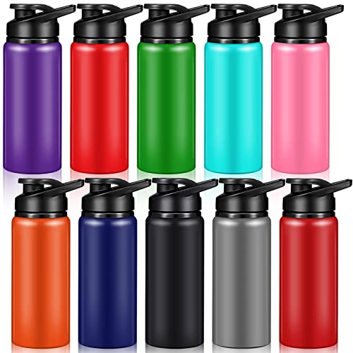 10 Pcs 20oz Aluminum Water Bottles Bulk