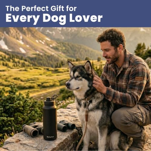 Dog Water Bottle with Detachable Bowl for Dog Lovers