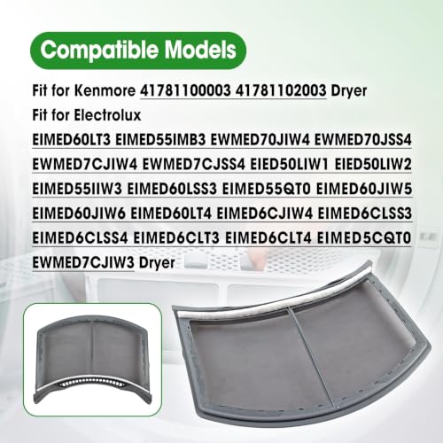 137623900 Dryer Lint Trap Filter Replacement Fit for Kenmore 41781100003