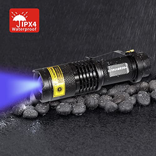 UV 365nm Light Wood's Lamp Blacklight Ultraviolet Flashlight Mini