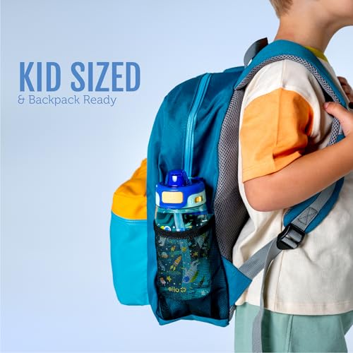 Kids Pop & Fill 16oz Tritan Plastic Water Bottle with Quick Fill Technology