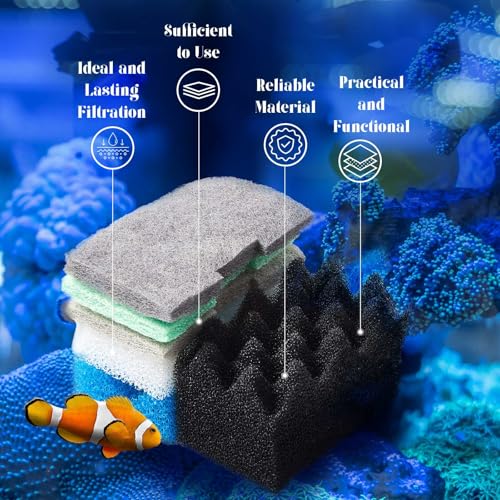 52 Pcs Replacement Filter Media Kit Compatible with Fluval 306 (52 Count)