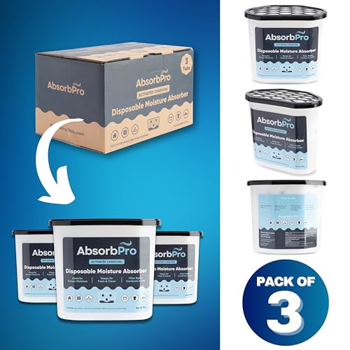 Charcoal Moisture Absorber Tub 18 oz (3 Count)