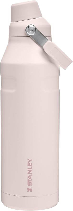Stanley IceFlow Fast Flow Water Bottle | Angled Spout Lid | Lightweight & Leakproof for Travel & Sports | Insulated Stainless Steel | BPA-Free
